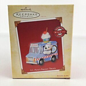 Hallmark Keepsake Christmas Ornament I.C. Pete's Frozen Treats Sound Light 2005